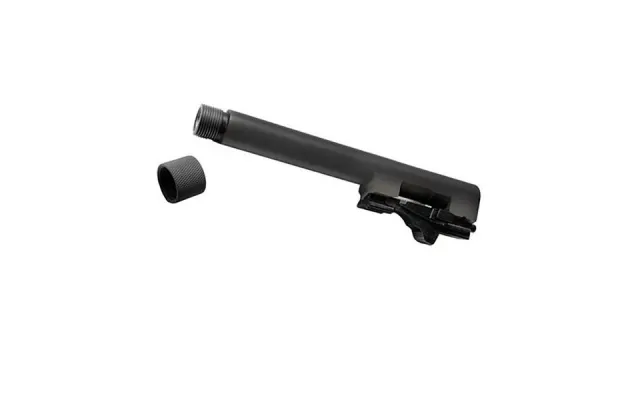 Beretta 92 Series Gen 3 9mm Extended Threaded Barrel, 1/2-28 Black, 5-inch Length, Matte Finish - Beretta - 9MM for sale at TheGunDock