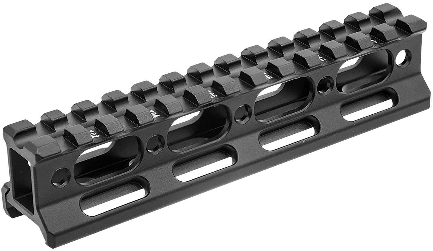 Buy Leapers MTRSX1L Picatinny Riser 5.5" 13 Slot 1" Height Matte Black Aluminum online