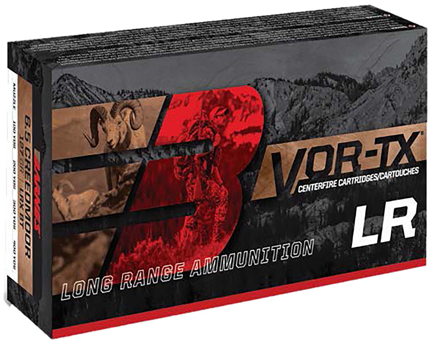 Barnes 32231 VOR-TX LR .280 Ackley 152gr LRX Boat Tail Ammo 20 Rounds - Barnes Bullets - LRX BOAT TAIL