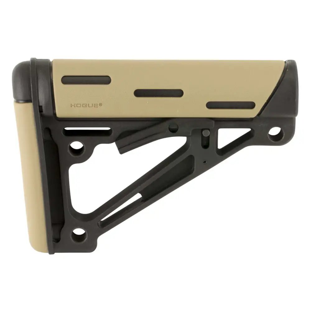 Hogue AR15/M16 Flat OverMolded Collapsible Mil-Spec Buttstock (15340)