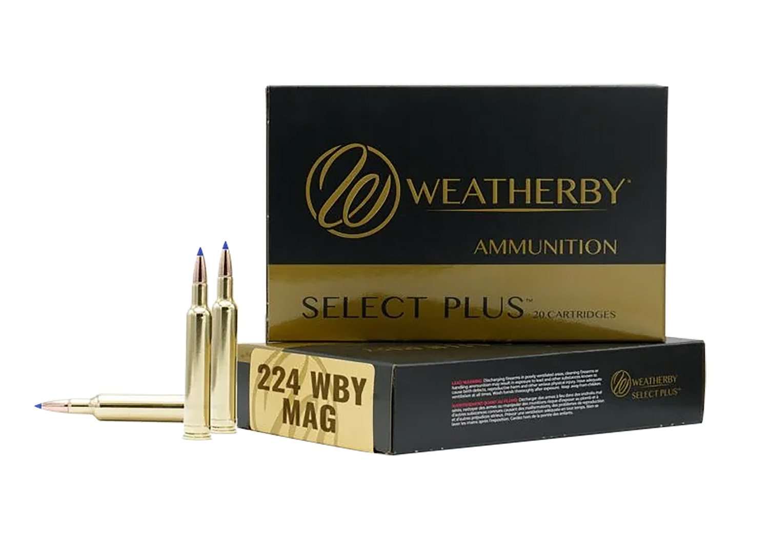Buy Weatherby H22450VMAX 224WthbyMag 50gr Hornady V-Max 20 Per Box/10 Case online
