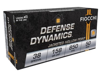 Fiocchi of America Inc. 38B Model - 38 Spec 158gr JHP 50/BX