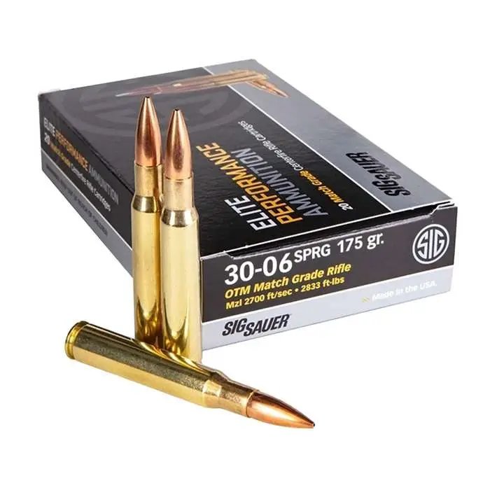 Sig Sauer E3006M2-20 Elite Match 30-06 175GR OTM 20RDS