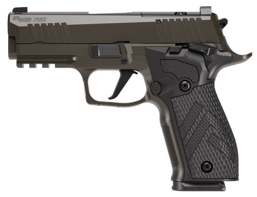 Sig Sauer P226 XCarry Legion Handgun 9mm Luger 18rd Magazines(3) 3.8 Barrel SAO Optic Ready Legion Grey Cerakote