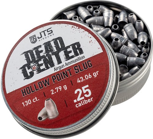 JTS DEAD CENTER SLUGS 25 CAL HOLLOW POINT 43.06 GR 130CT - JTS - 25 cal