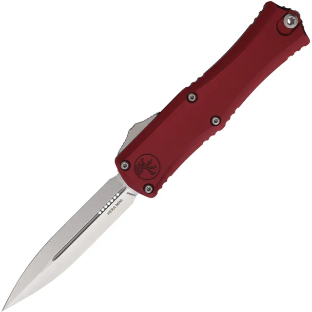 MICROTECH Hera II Mini 2.96 In D/E Stonewash Merlot Alu Handle