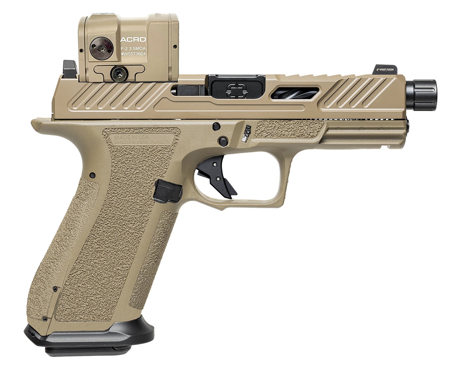 Shadow SS-3022-AM XR920 9MM ELT OR TH ACRO FDE - Shadow Systems - 9mm Luger