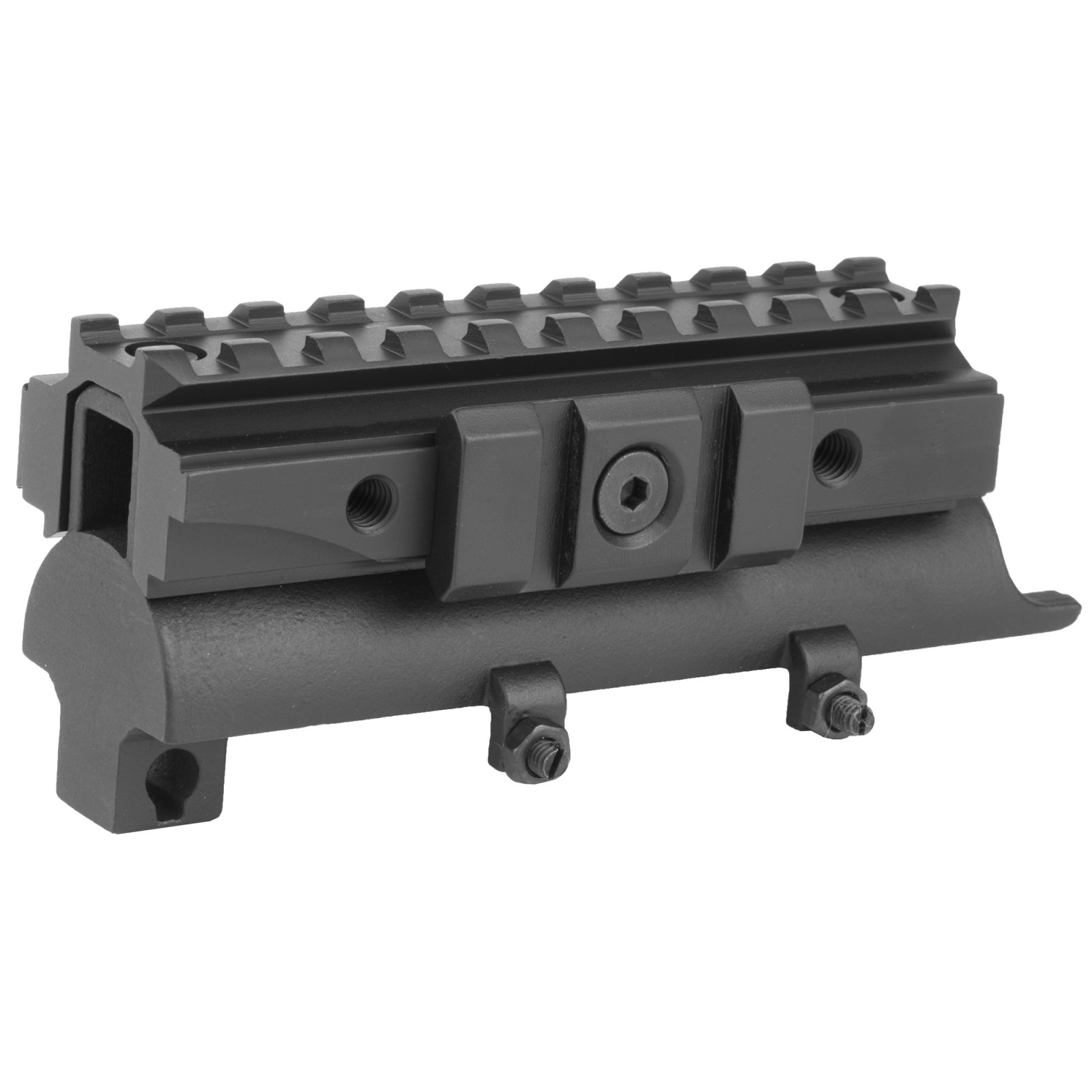 NcStar MTSKS Tri-Rail Receiver Cover SKS Rifle Weaver 4.80" Long Black A...