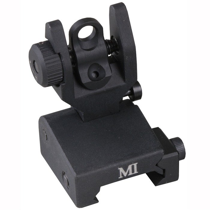 Midwest Industries MCTAR-SPLP AR-15 Flip-Up Rear Sight Black