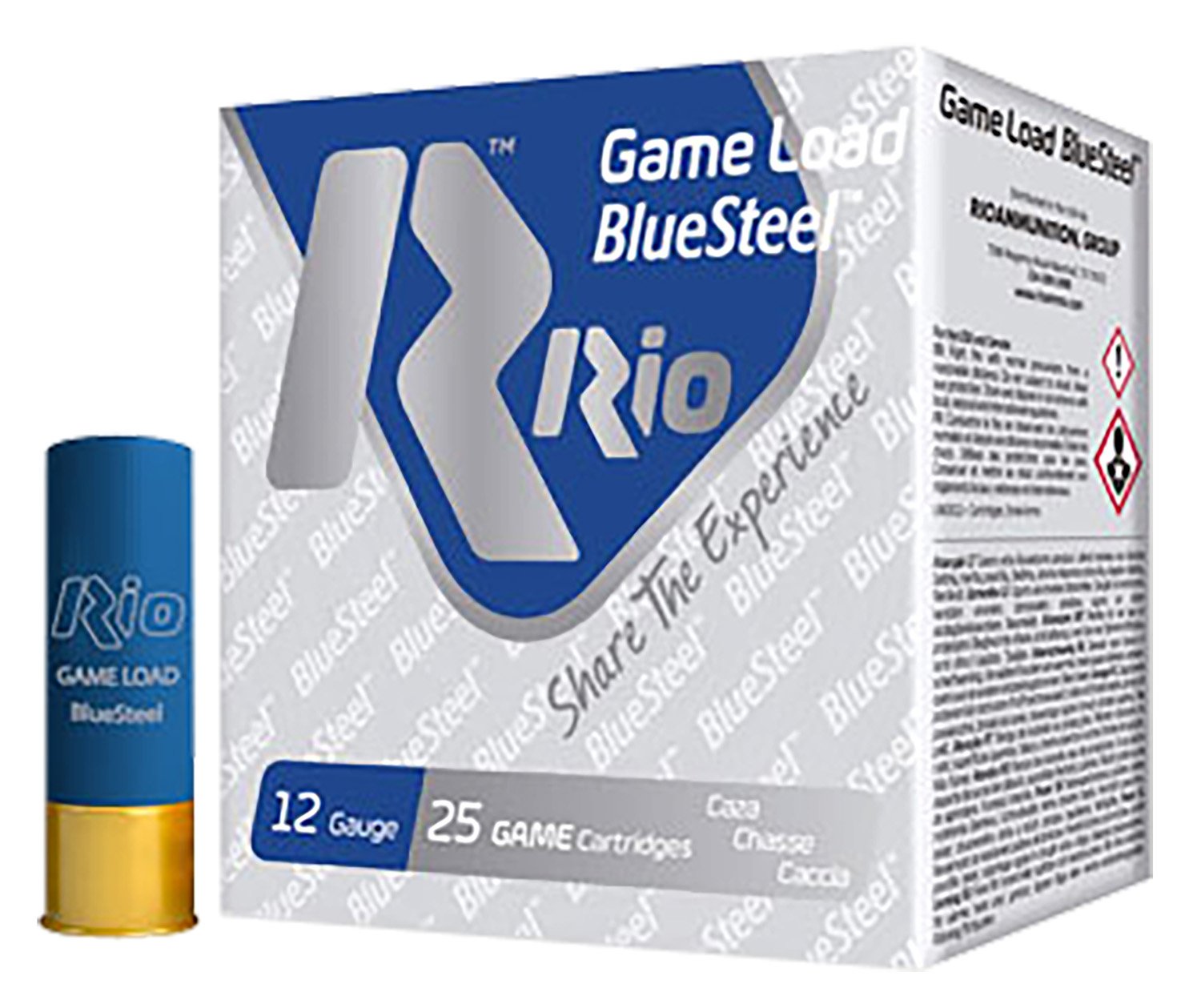 Rio GLBS327 Game Load BlueSteel 12Ga 2.75" 1 1/8oz #7 25/Box - Rio Ammunition - 12 Gauge