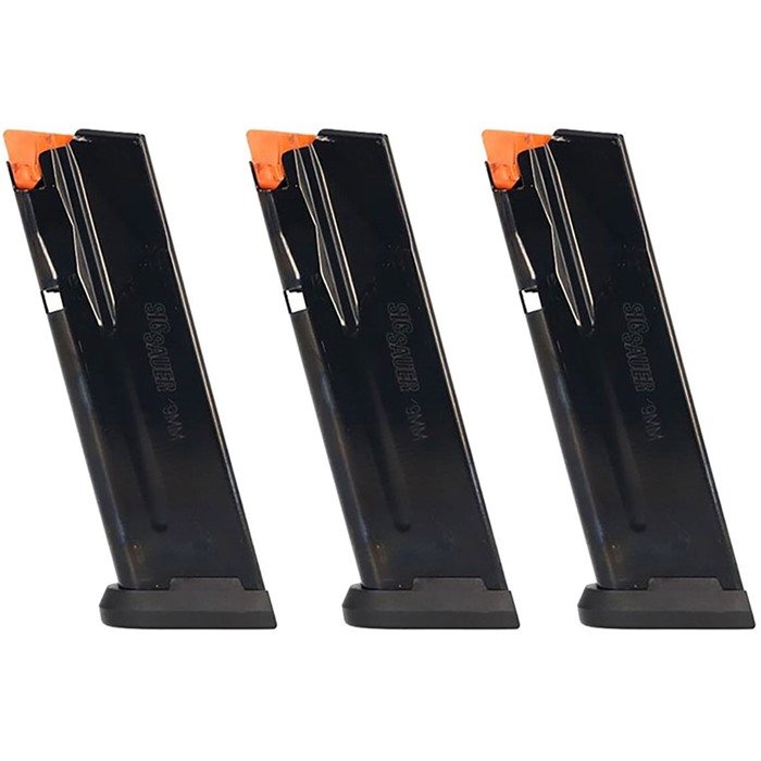 Sig SAUER, INC. P365/X/XL/XMACRO MAGAZINE 9MM LUGER 17RD BLACK 3/PACK