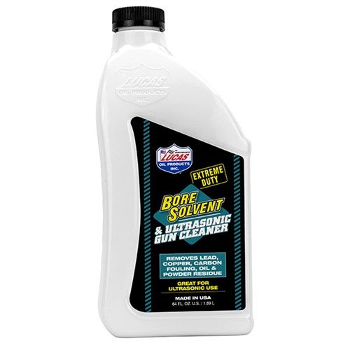 Lucas Oil Extreme Duty Bore Solvent, Ultrasonic Cleaner, 64oz Liquid, Rust Protection, Low Odor, Grape Scent, USA Made