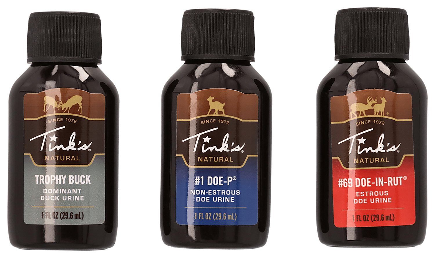 Tink's W6000 Hunt Success Kit: Natural Deer Attractant, Doe-In-Rut, Doe-P, Trophy Buck Scents Trio - Tink's - DEER