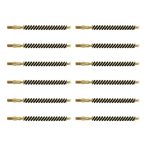 Brownells 22 Caliber Heavy Weight Nylon Rimfire Rifle Brush 12 Pack