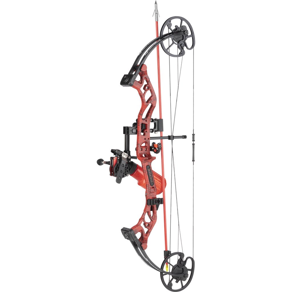 Cajun A22CB21005R Sucker Punch Pro RTF Bowfishing Package Red 50 lbs RH