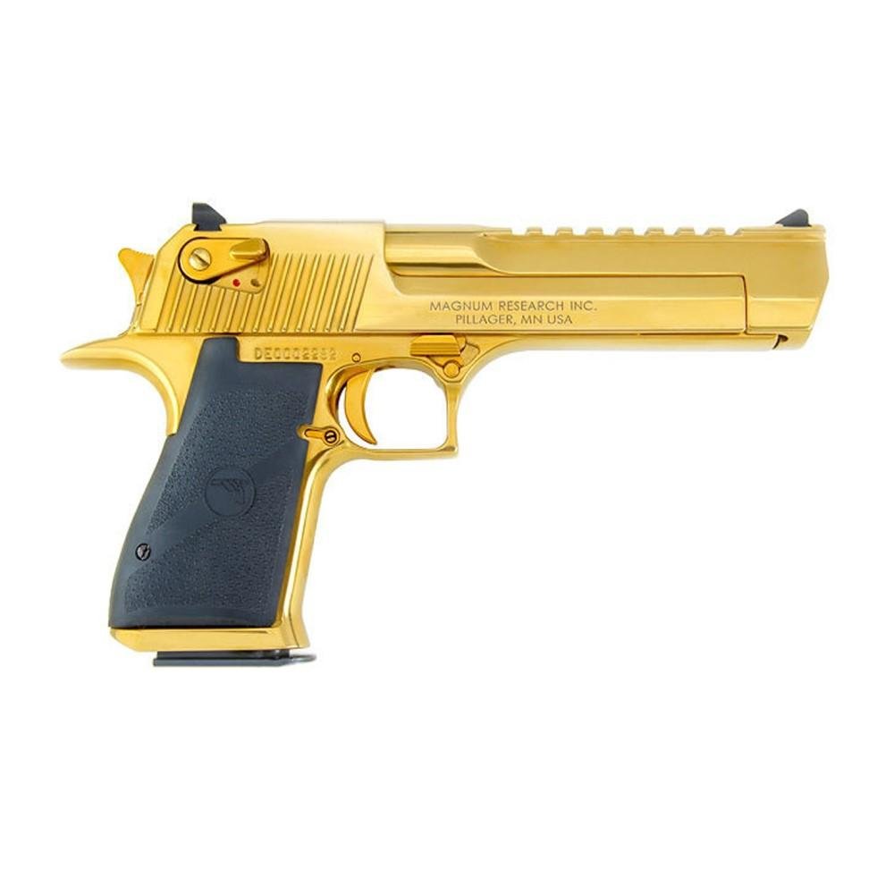 Magnum Research Desert Eagle DE357TG 357 Magnum 6" Gold Semi-Auto Pistol - Magnum Research - 357 MAGNUM