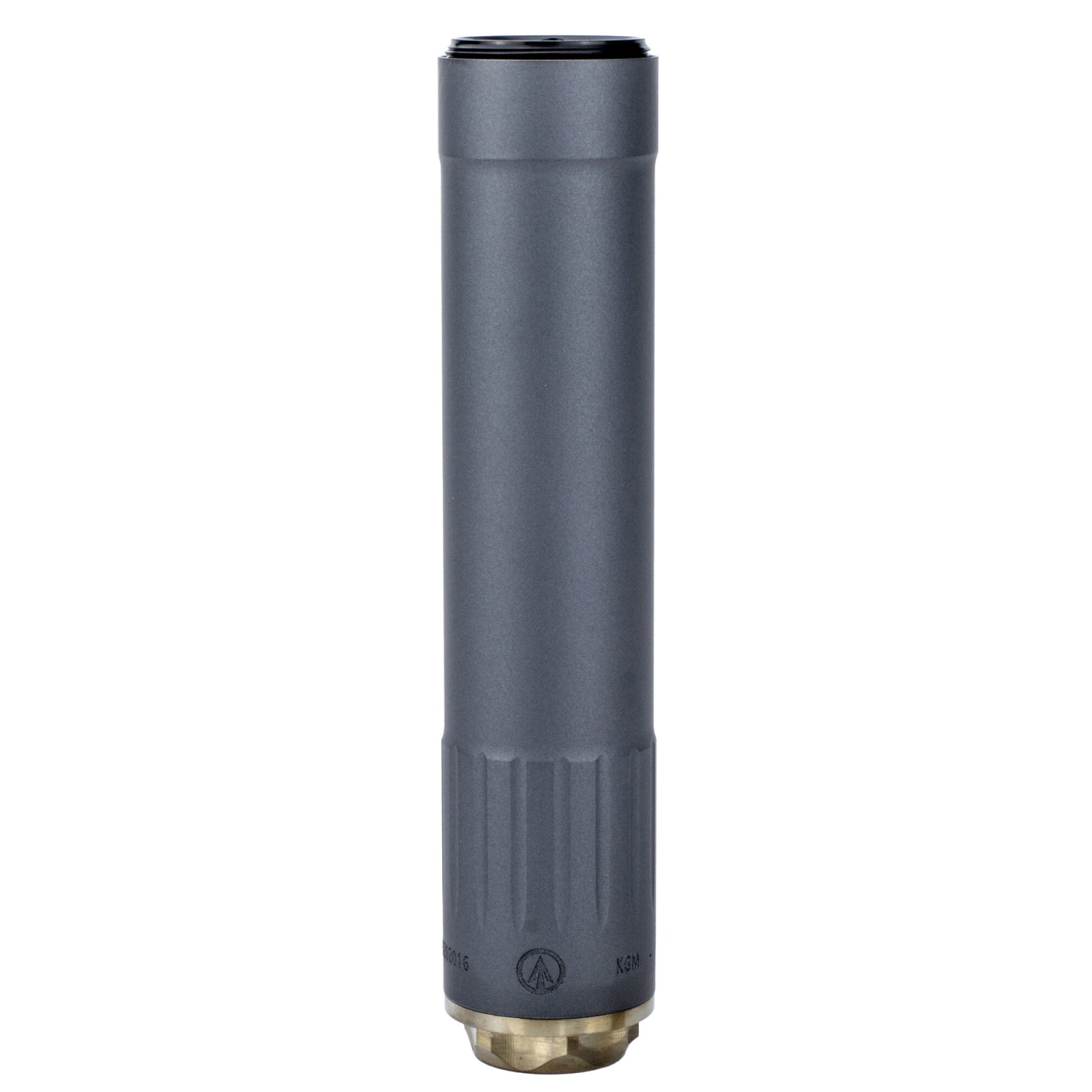 Kgm RF22-DT-GRY 22LR Suppressor, Grey Aluminum/Stainless/Titanium