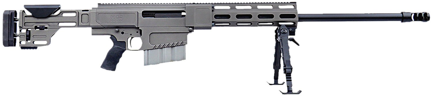 HM Defense HM50B2-50BMG-TU Gen2 50BMG 29.25" 10+1 Target Rifle Gray - HM Defense - .50 BMG (.50 Browning Machine Gun /  12.7x99mm NATO)