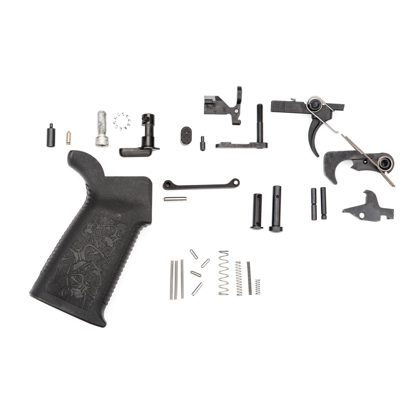 Spike's Tactical SLPK101 AR-15 Lower Parts Kit Black Oxide Stainless Steel