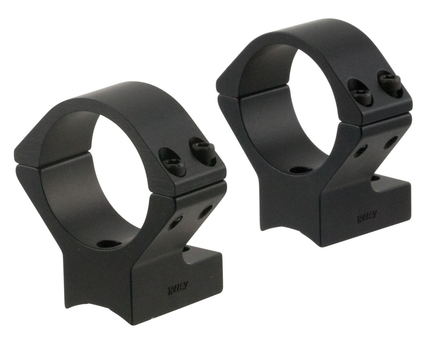 Talley 940725 2-Piece Matte 1" Medium Scope Mounts for Savage/Ruger/TC