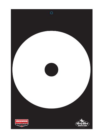 Birchwood Casey Dirty Bird Quickdraw Contrast Target 12x18 6/ct