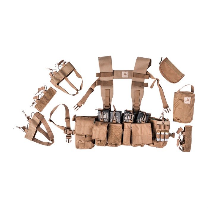 Velocity SYSTEMS UW CHEST RIG 'THE PUSHER' GEN IV COYOTE BROWN