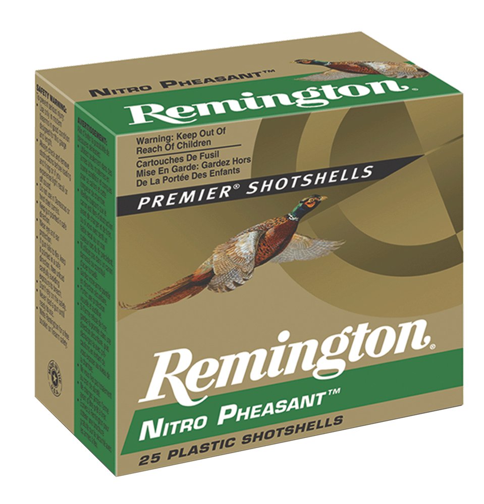 Remington Ammunition 28624 Nitro Pheasant Upland 12 Gauge 2.75" 1 1/4 oz 6 Shot 25 Per Box/ 10 Cs