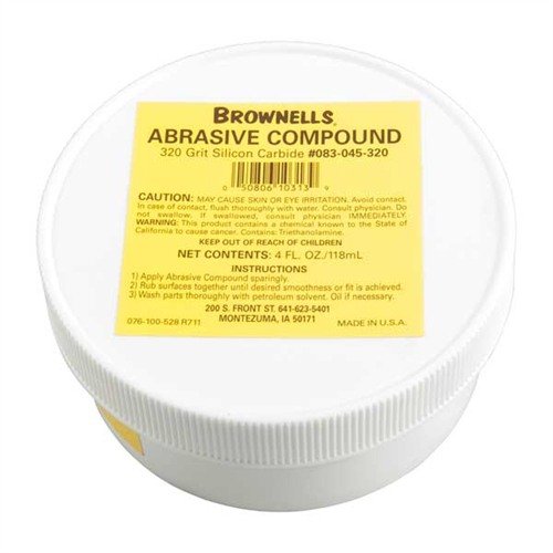 Brownells 050806103139 Silicon Carbide Abrasive Compound 320 Grit - Brownells
