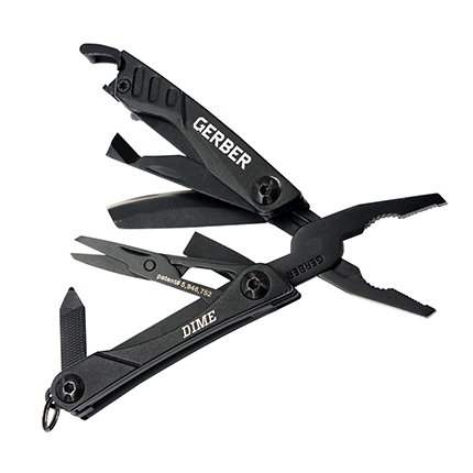 Gerber 31-001134 Dime Multi-Tool, Knife, Pliers, Scissors, Bottle Opener