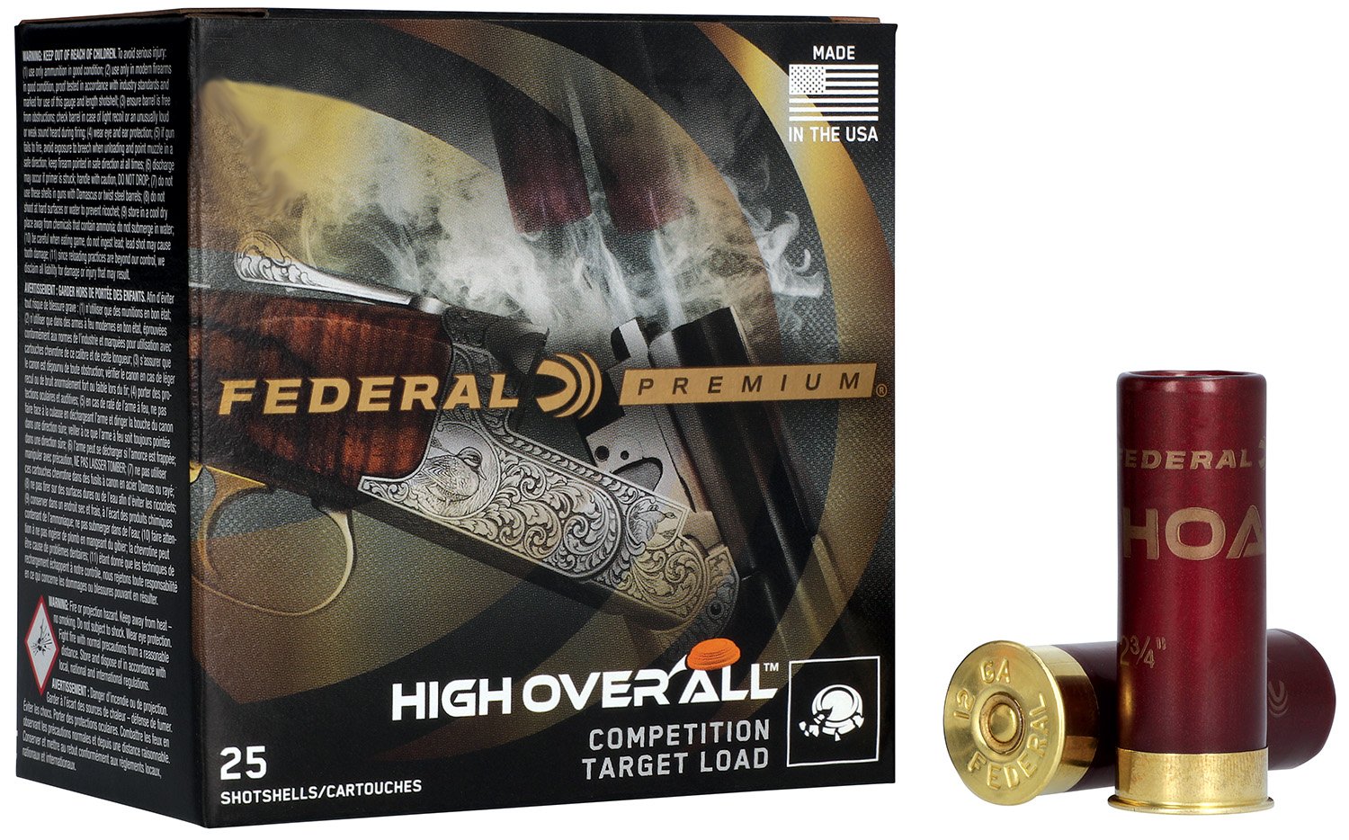 Federal HOA20H75 20 Gauge 2.75in 7/8oz 1275fps 7.5 Shot 25 Rounds - Federal Premium Ammunition - 20 GAUGE