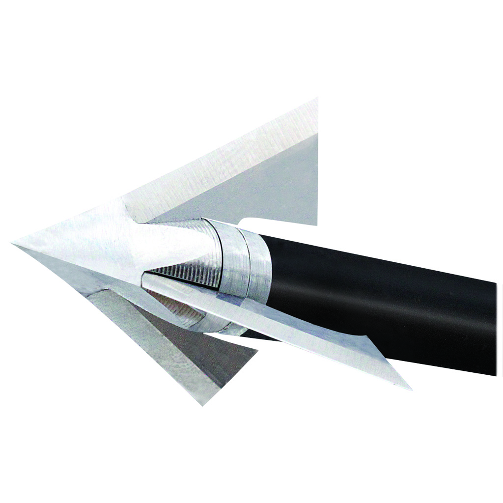 QAD BD100-F Exodus Broadheads 100gr 3pk, 1.25" Cut, SST Tip, .040" Blades