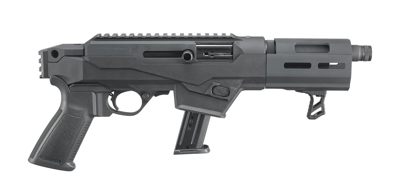 Ruger PC Charger 9mm Luger 6.50" Threaded Barrel 17+1 Black - Ruger - 9mm
