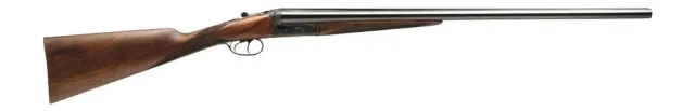 Buy Dickinson LLC Estate Break Open 2.75" 2rd 26" Side By Side Barrel, True Bone-Charcoal Case Hardening Receiver, English Style Turkish Walnut Stock online