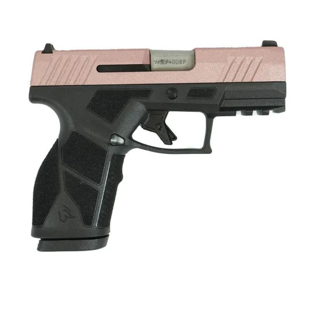 Taurus GX2 "Rose Gold Glitter" Handgun 9mm Luger 13rd Magazines (2) 3.38... - Taurus - 9mm Luger for sale at TheGunDock