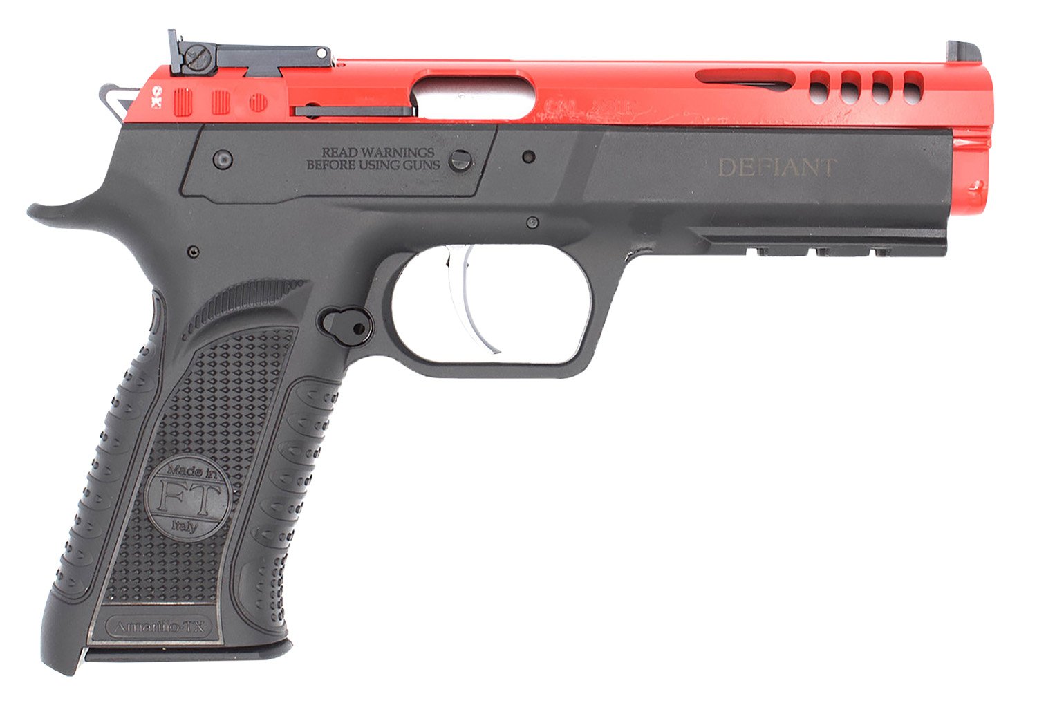 Tanfoglio TFFORCE22 Force 22 LR 10+1 4.40" Stainless Steel Barrel Red