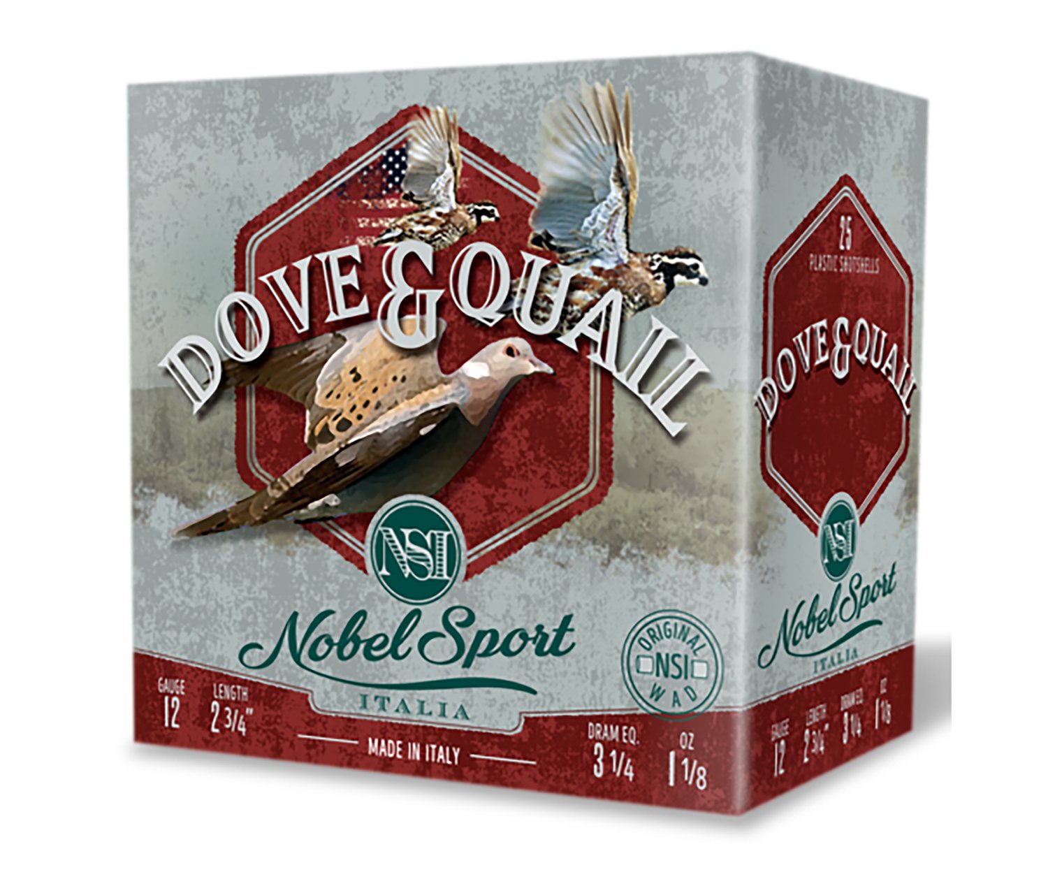 Nobel-Eurosports LLC ANSF1275 Dove & Quail 12Gauge 2.75" 1 1-8oz 7.5Sho...