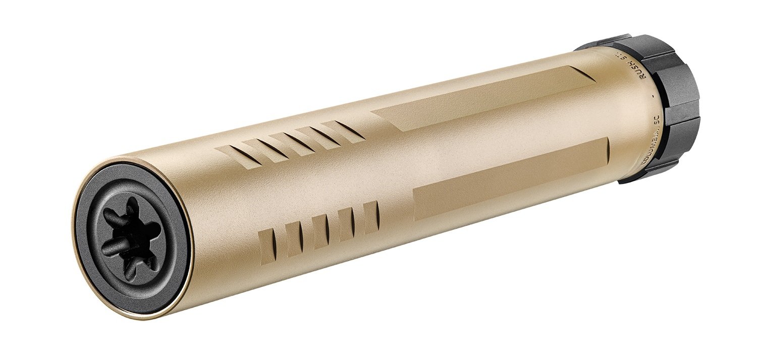 FN Rush TI 9mm Luger Suppressor 7.30" 1.375" FDE Aluminum/Titanium - FN America - 9MM