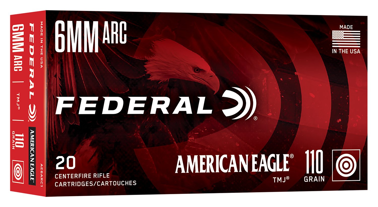 Federal AE6ARC1 6mm ARC American Eagle 6mm ARC 110gr TMJ