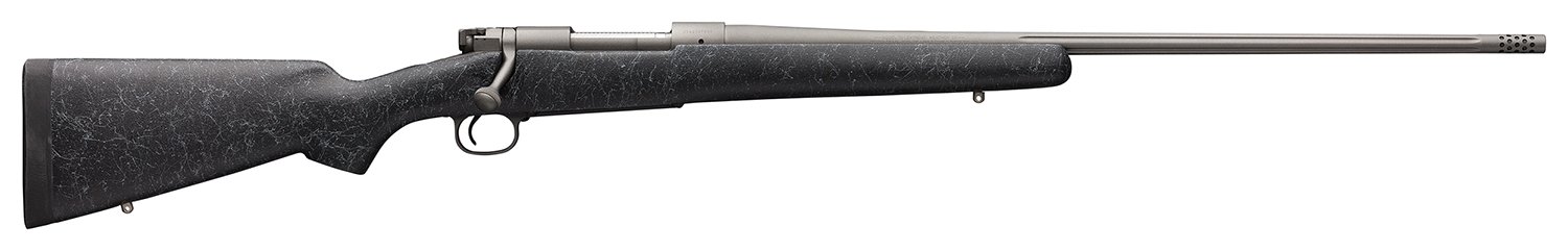 Winchester Model 70 Extreme 6.8 Western Rifle, 24-inch, Tungsten Cerakote, Right-Hand, Bell and Carlson Synthetic Stock - Winchester - 6.8 WESTERN