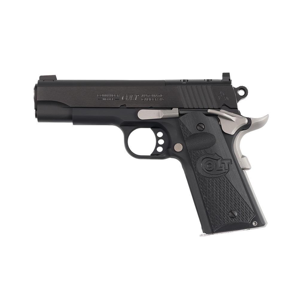 Colt 1911 OR Night Commander Pistol 45 ACP 4.25 in. Black/Blued 8 rd. - Colt