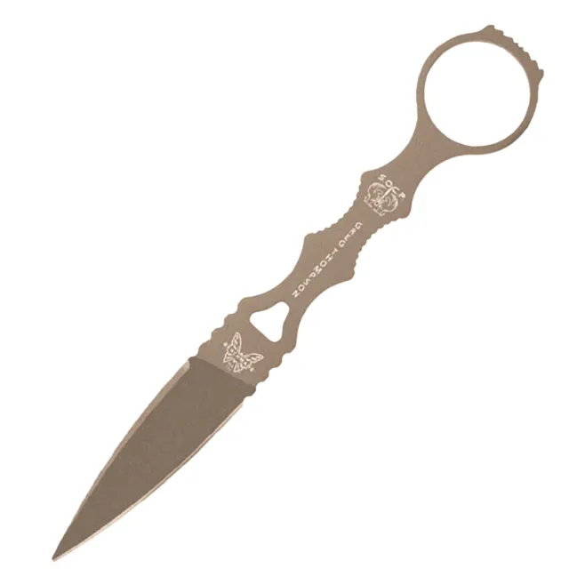 Benchmade 174SN SOCP Dagger FDE Cerakote Tan Sheath