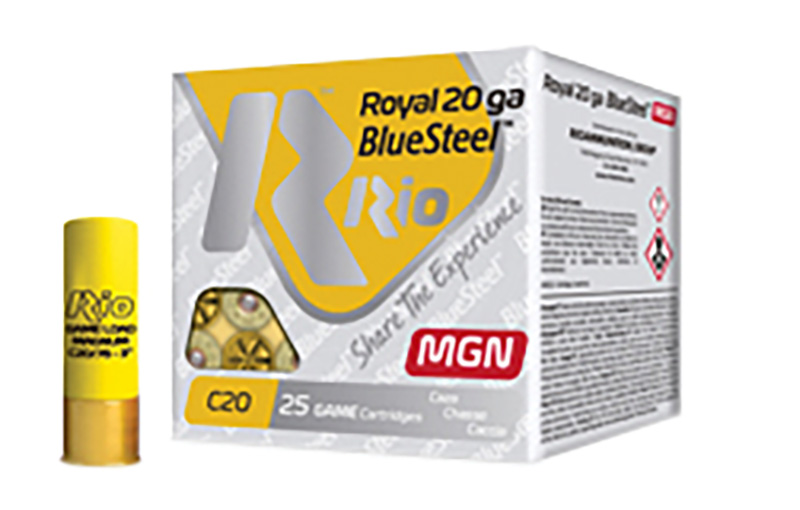Rio Ammunition RBSM202 Blue Steel 20ga 3" 1oz #2 Shot 250rds - Rio Ammunition - 20 Gauge