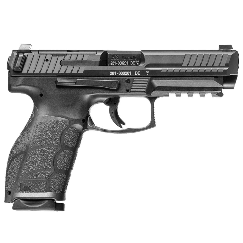 H&K VP9A1 K Handgun 9mm Luger 10rd Magazines (2) 4.09 Barrel Black Optic Ready CA Compliant - Heckler & Koch - 9mm