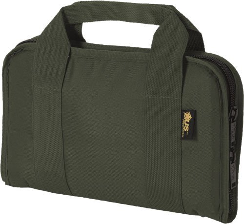 US Peacekeeper P21107 Attache Pistol Case OD Green, Water-Resistant, 13.5"x9"