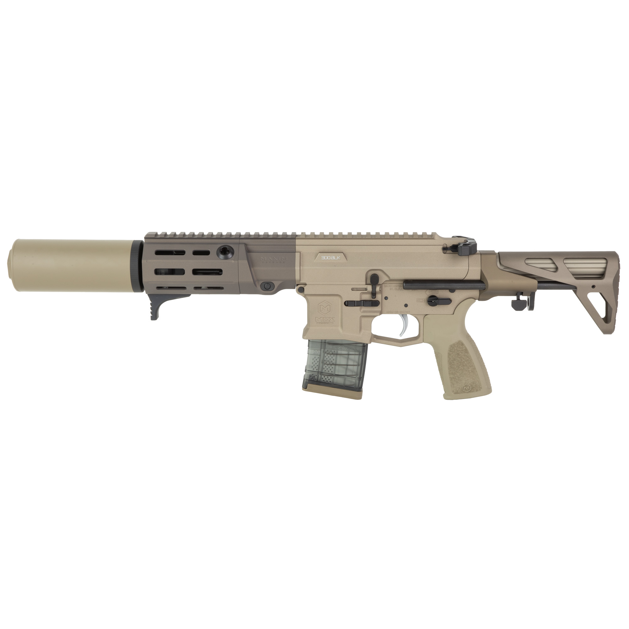 Maxim Defense PDX-SD MXM-47769 300 Blackout 5.5" Arid Cerakote Rifle