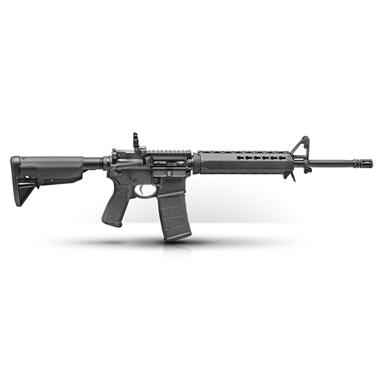 Springfield Armory SAINT 5.56x45mm NATO, 16-inch Chrome Moly Vanadium Barrel, Bravo Company 6 Position Stock, 30-Round Magpul PMAG