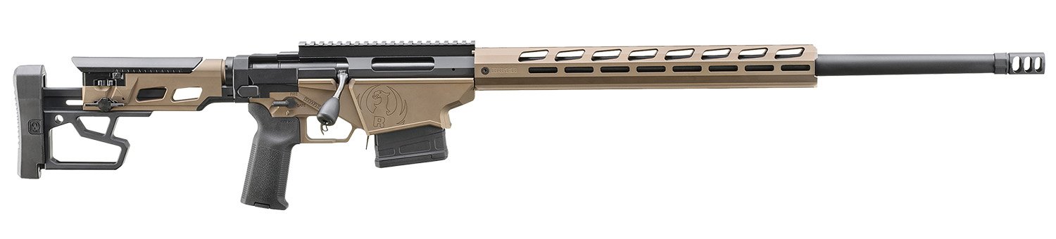 Ruger 18095 Precision Rifle 6.5 Creedmoor 24" 10rd Smoked Bronze Finish - Ruger - 6.5 Creedmoor