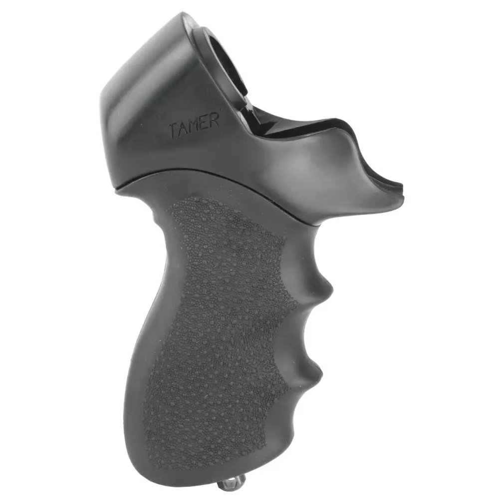 Hogue 05014 OverMolded Tamer Black Rubber Pistol Grip Mossberg 500