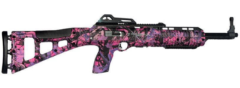 Hi-Point 995TS PI 9mm Carbine 16.5" Pink Camo Adjustable Sights - Hi-Point Firearms - 9mm
