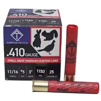 Buy American Tactical ATIAC41035 .410 Ga 5 Shot 11/16 Oz 25 Rds Shotgun Ammo online